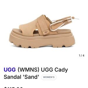 🛑SOLD 🛑UGG Women's Cady Platform Sandals in Sand